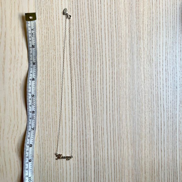 "HOORAY" Silver Necklace❕ - Picture 6 of 7